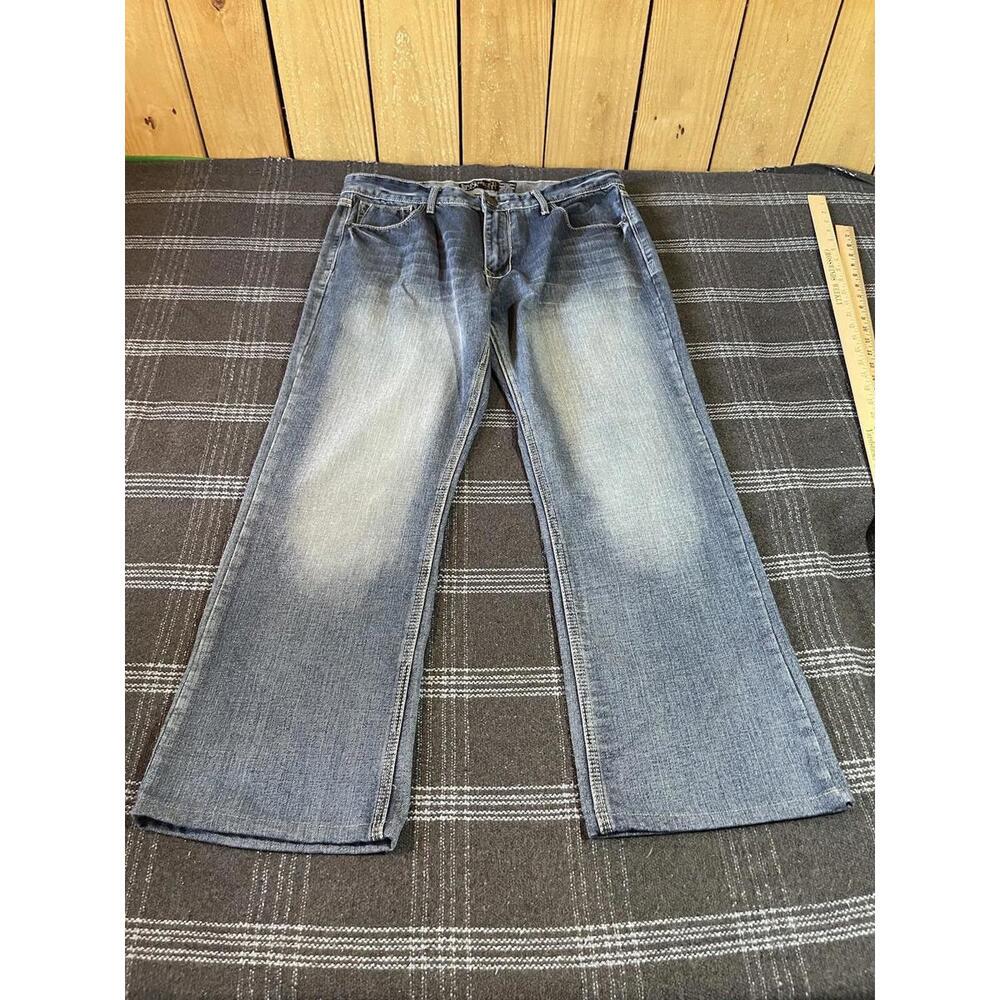 Baileys PT Black Bootcut Jeans Men’s Size 36x32 Light Wash (Measured 37x28.5)